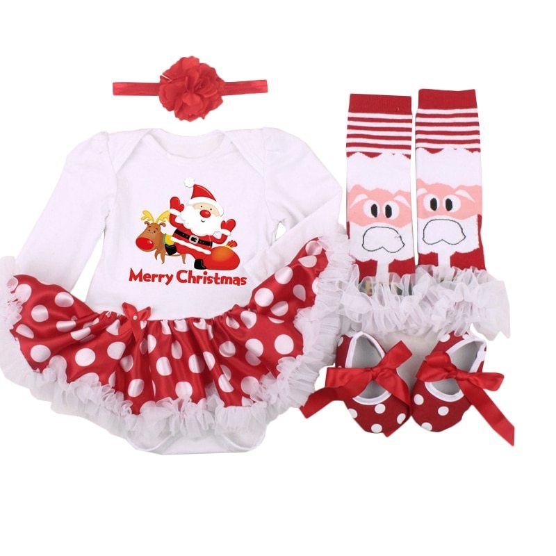 Four-piece Christmas Clothing Set