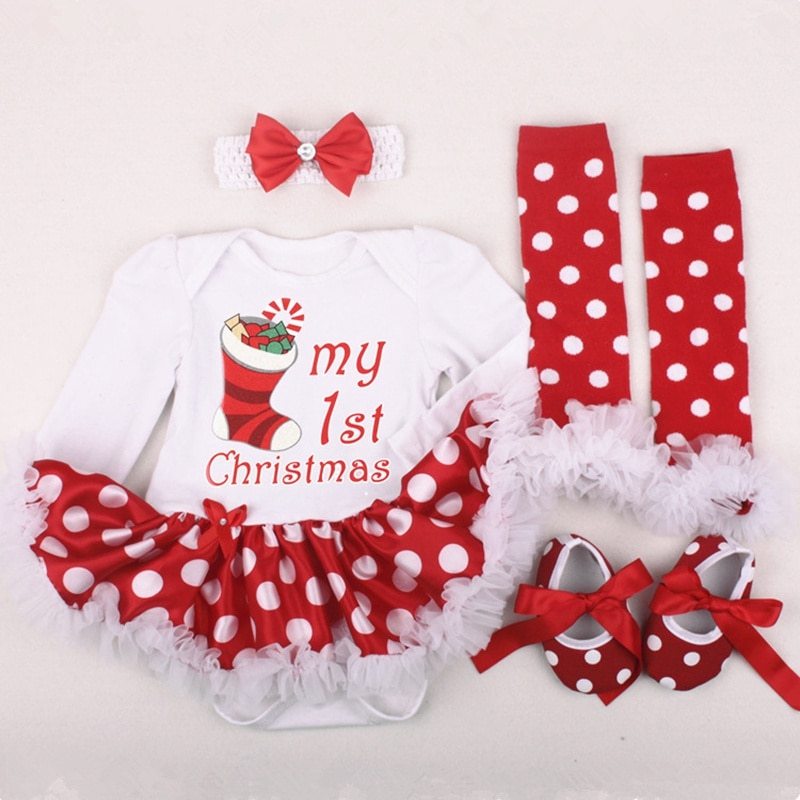 Four-piece Christmas Clothing Set