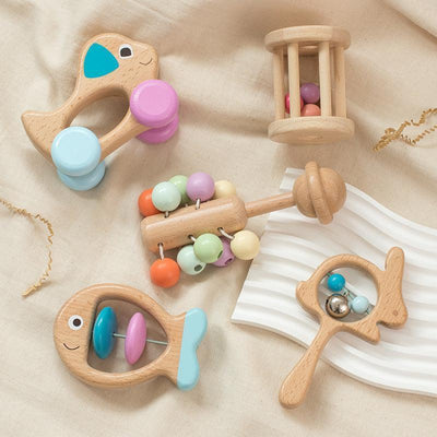 Newborn Baby Beech Educational Toys - Mini Made Boutique