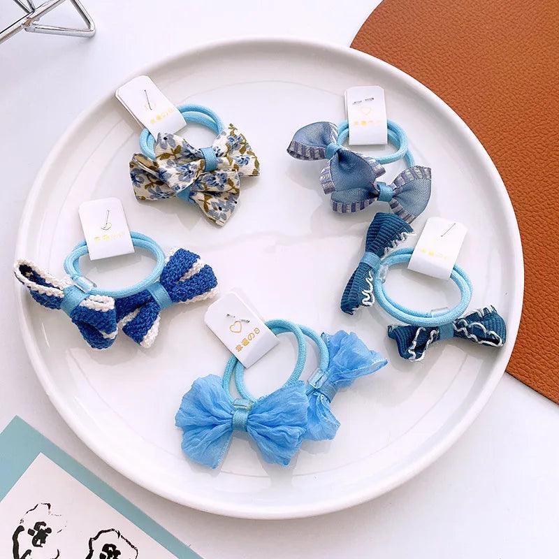 Girls Bows Elastic Band - Mini Made Boutique