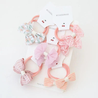 Girls Bows Elastic Band - Mini Made Boutique