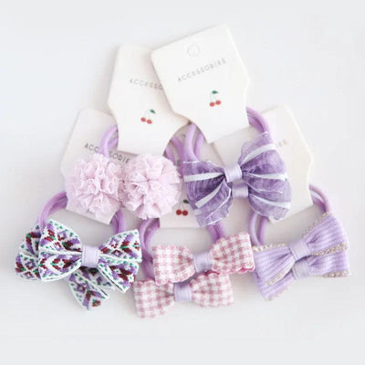 Girls Bows Elastic Band - Mini Made Boutique