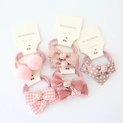 Girls Bows Elastic Band - Mini Made Boutique