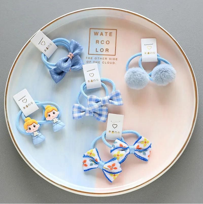 Girls Bows Elastic Band - Mini Made Boutique