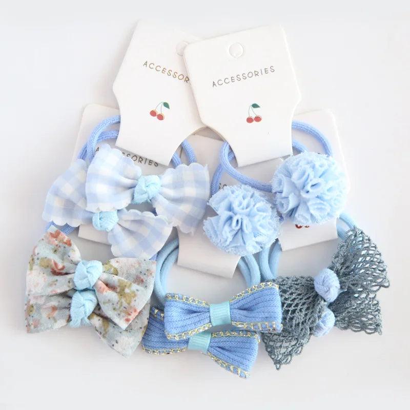 Girls Bows Elastic Band - Mini Made Boutique